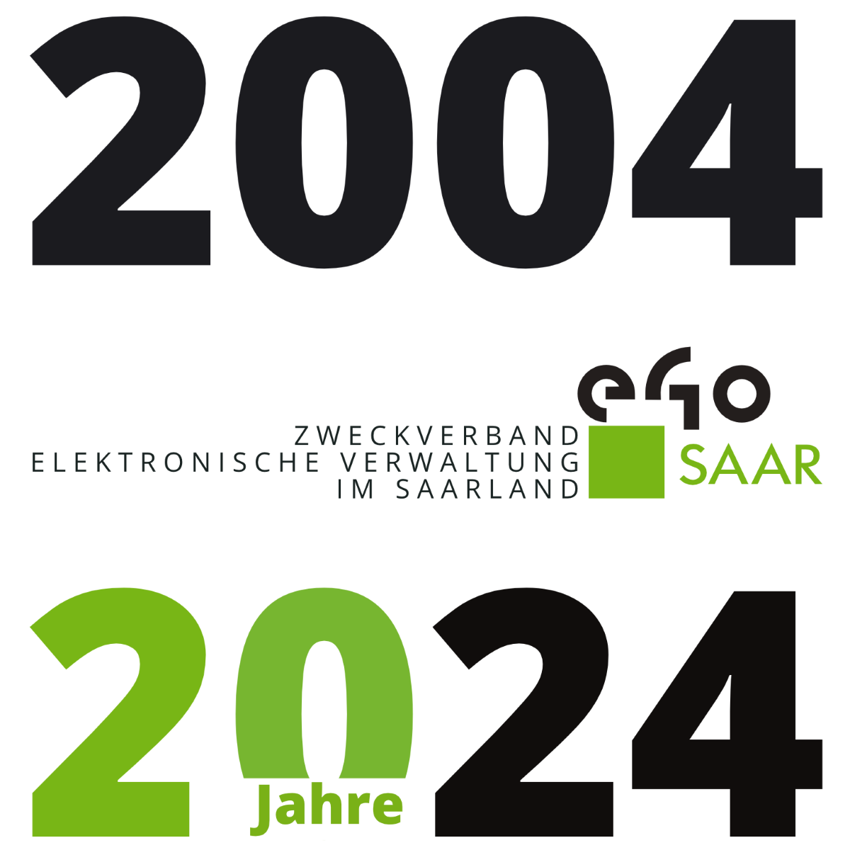 Logo 20 Jahre Zweckverband eGo-Saar