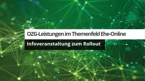 Ehe-Online: Zwei Standesämter erfolgreich pilotiert