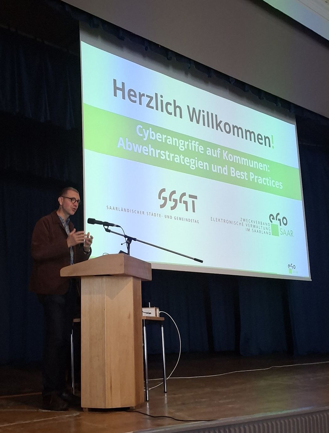Begrüßung durch Prof. Dr. Uli Meyer, Präsident des SSGT