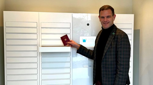 Dokumentenausgabebox